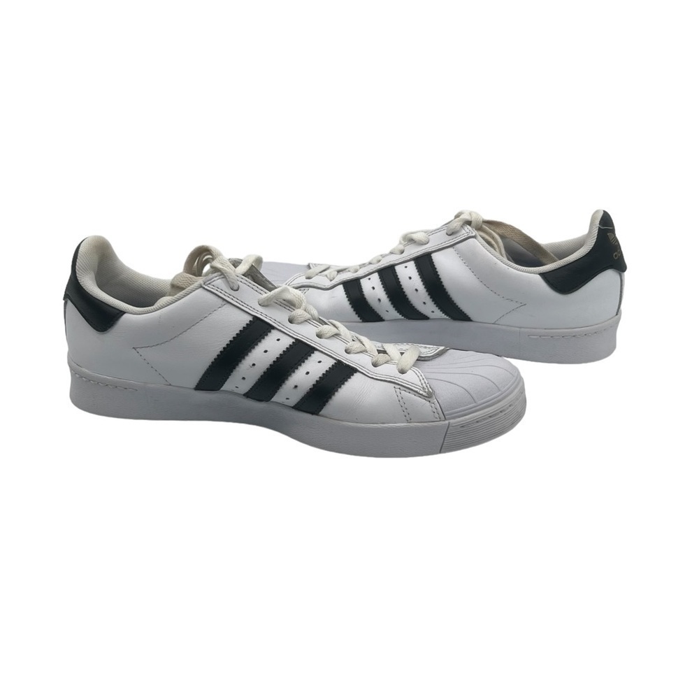 adidas White Black Superstar Sneakers Size 7 Men’s